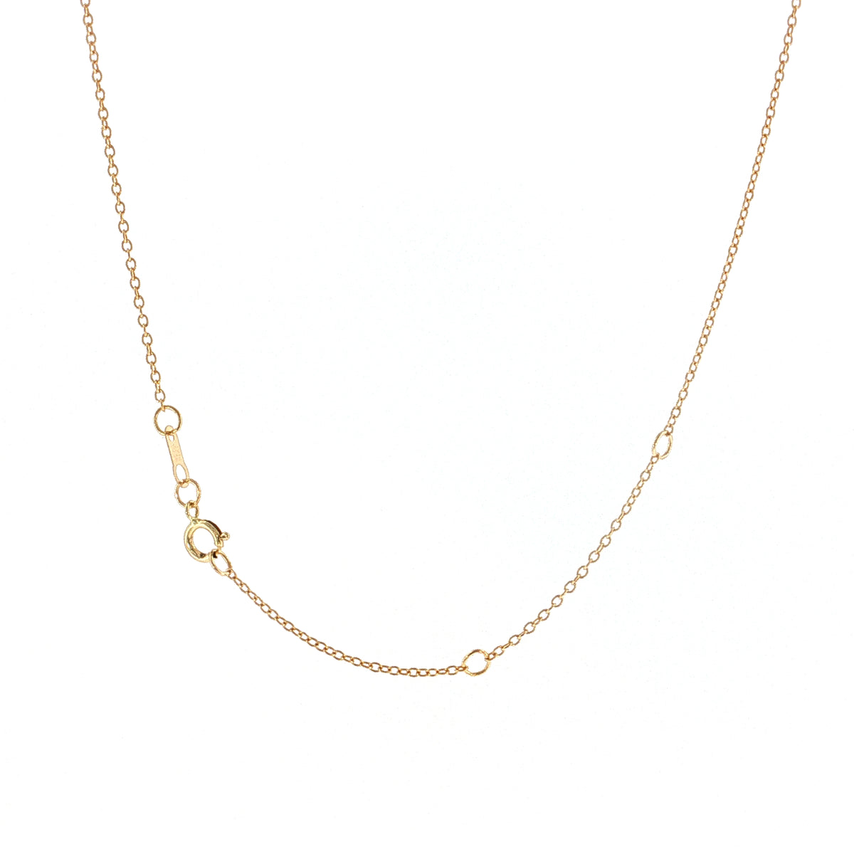 .04 Vintage Mid-Century Diamond Pendant Necklace 14k & 10k