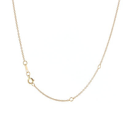 .04 Vintage Mid-Century Diamond Pendant Necklace 14k & 10k
