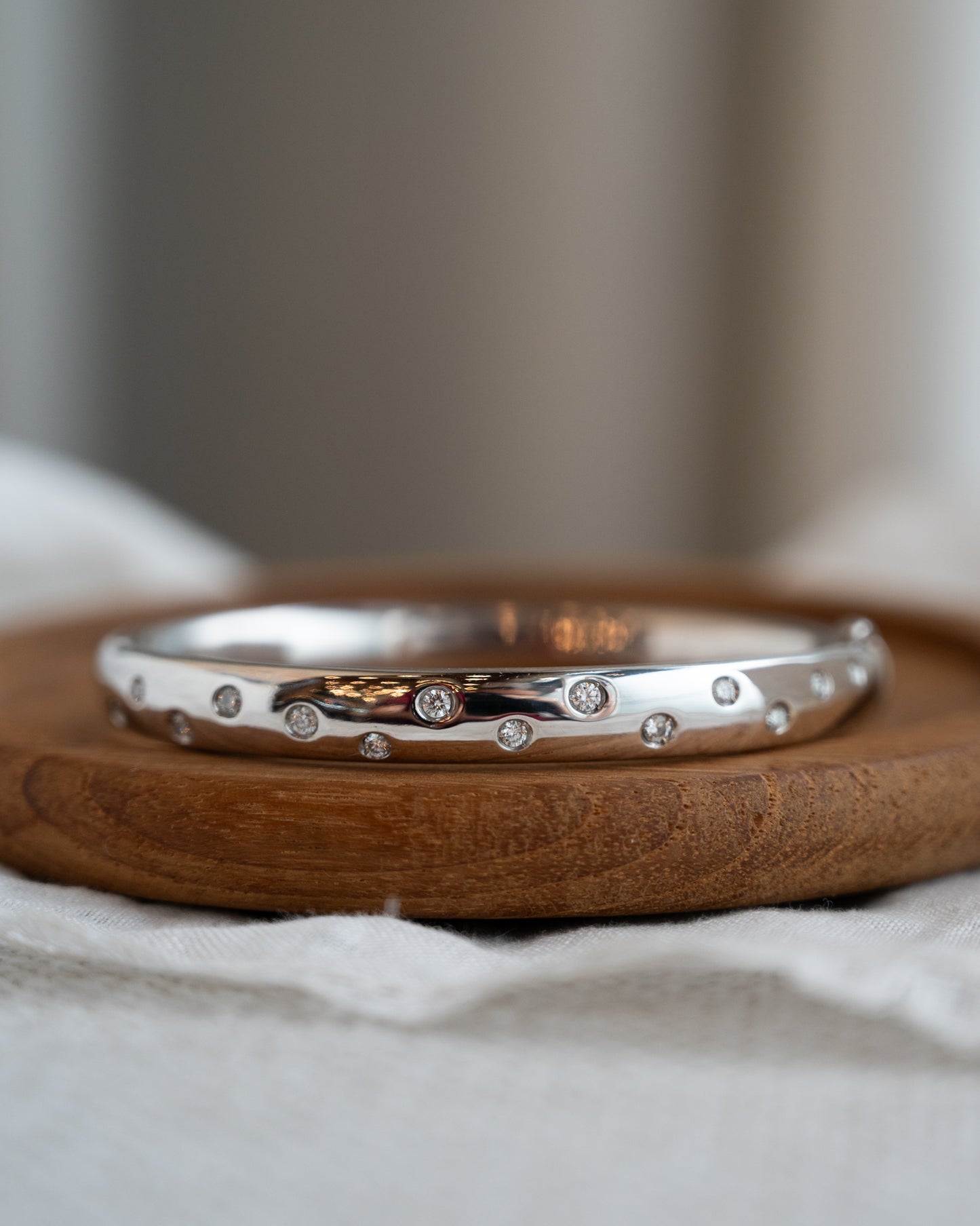 .42 Micheletto Etoile Diamond Bracelet in 18k White Gold