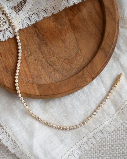 2.20 Bezel Diamond Tennis Bracelet in 14k