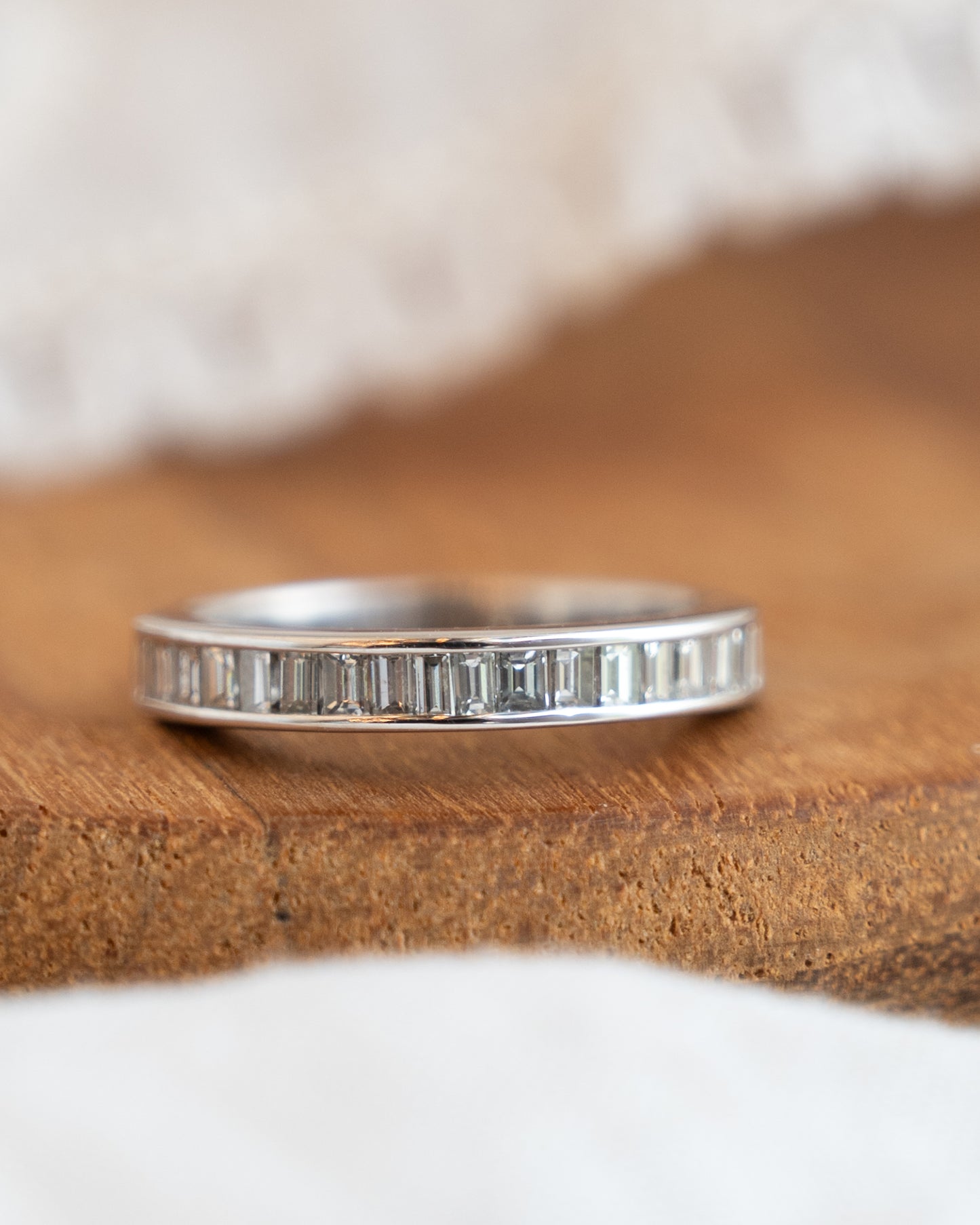 .95 Baguette Diamond Wedding Band in 14k