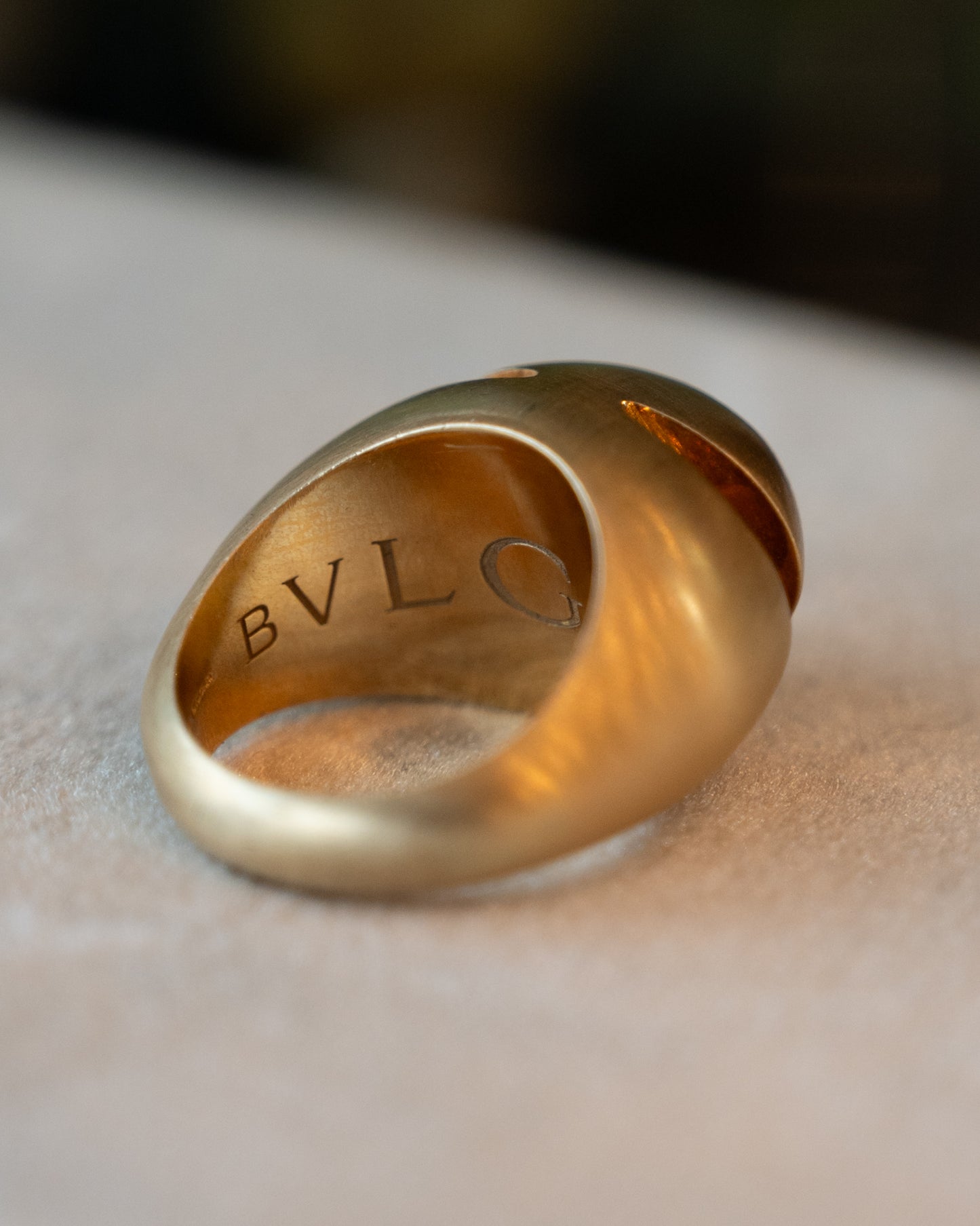 Bvlgari Cabochon Dome Cocktail Ring in 18k