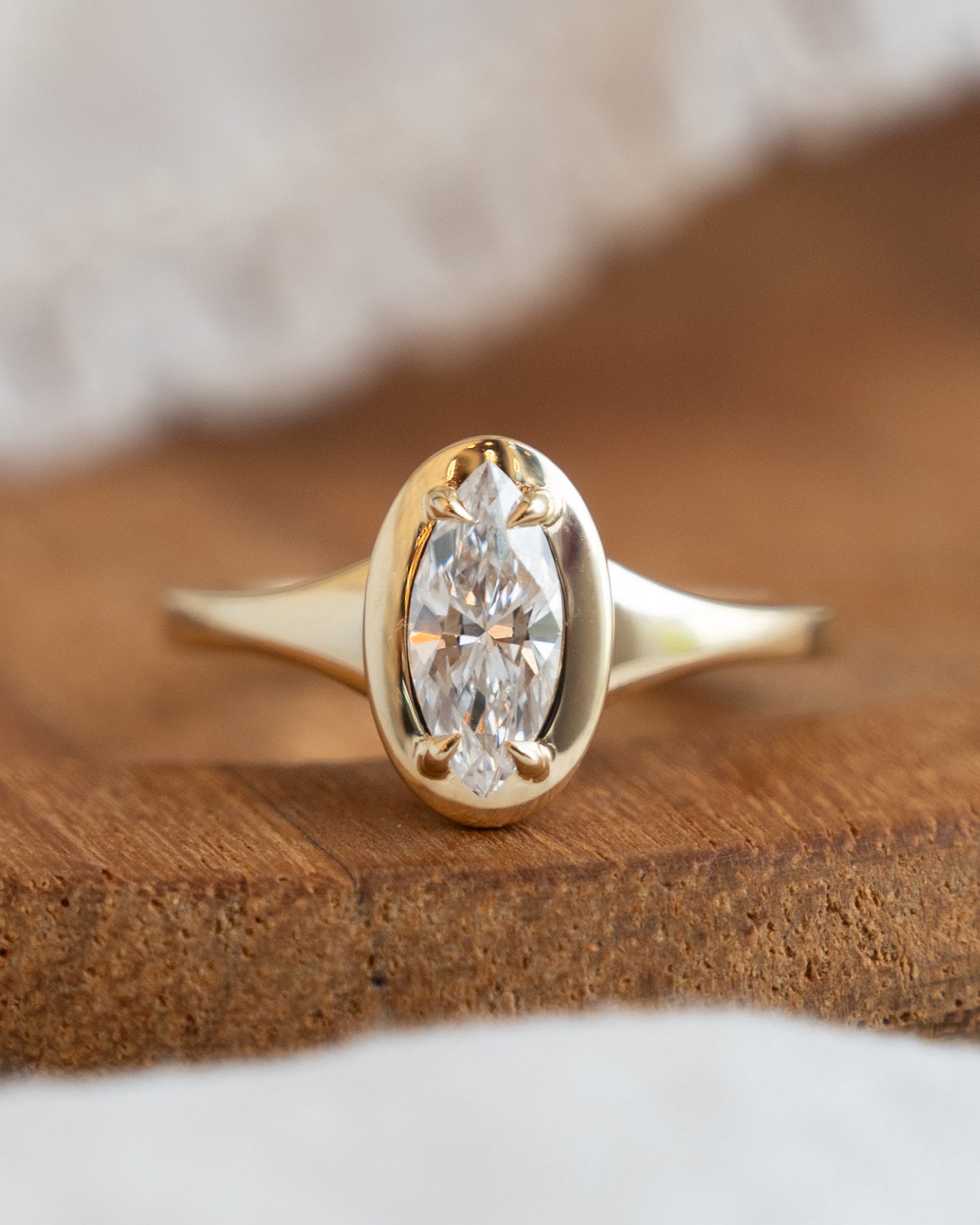 Marquise Cut Engagement Rings