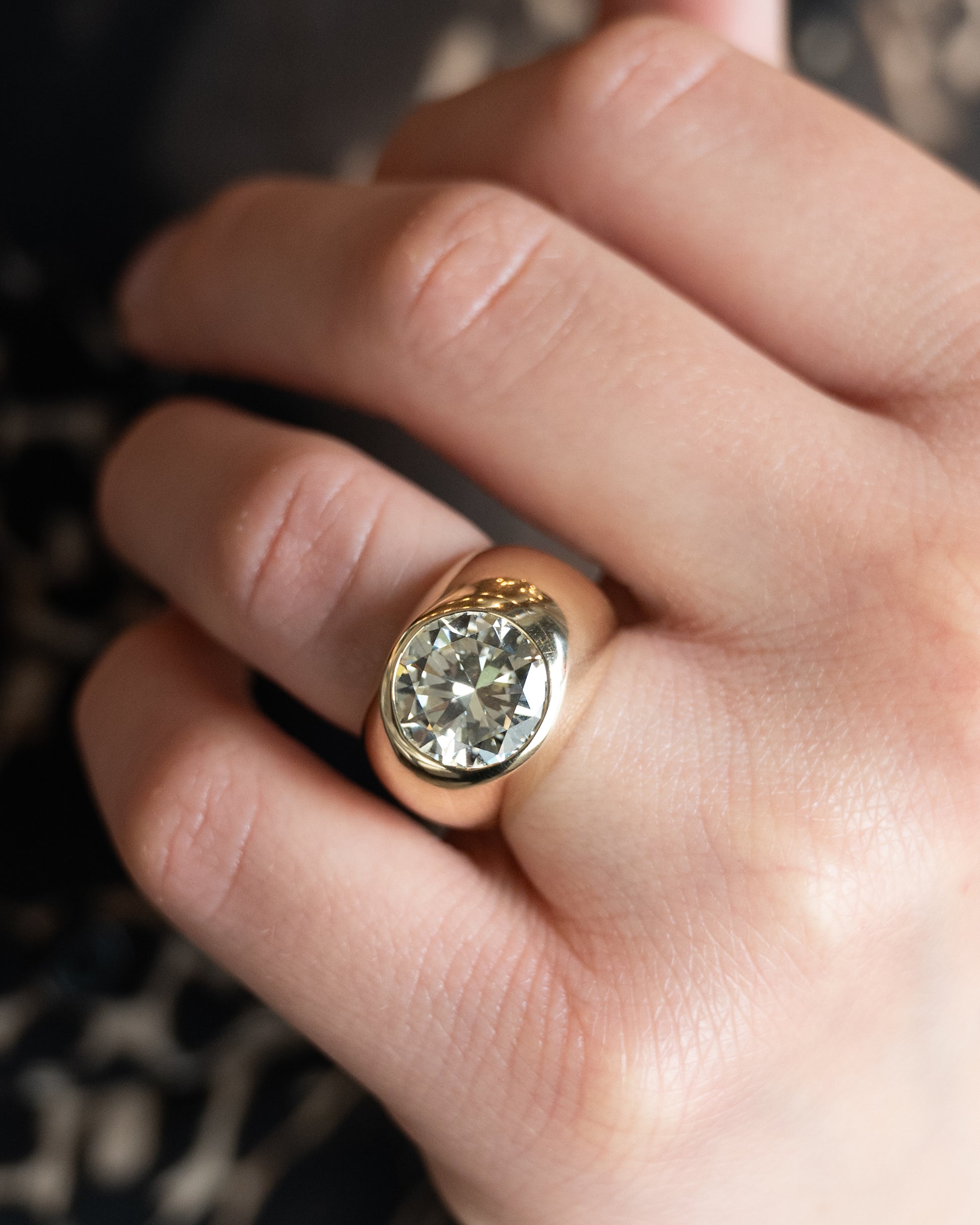 Carat Flush Set Diamond Engagement Ring in 14k – Filigree Jewelers