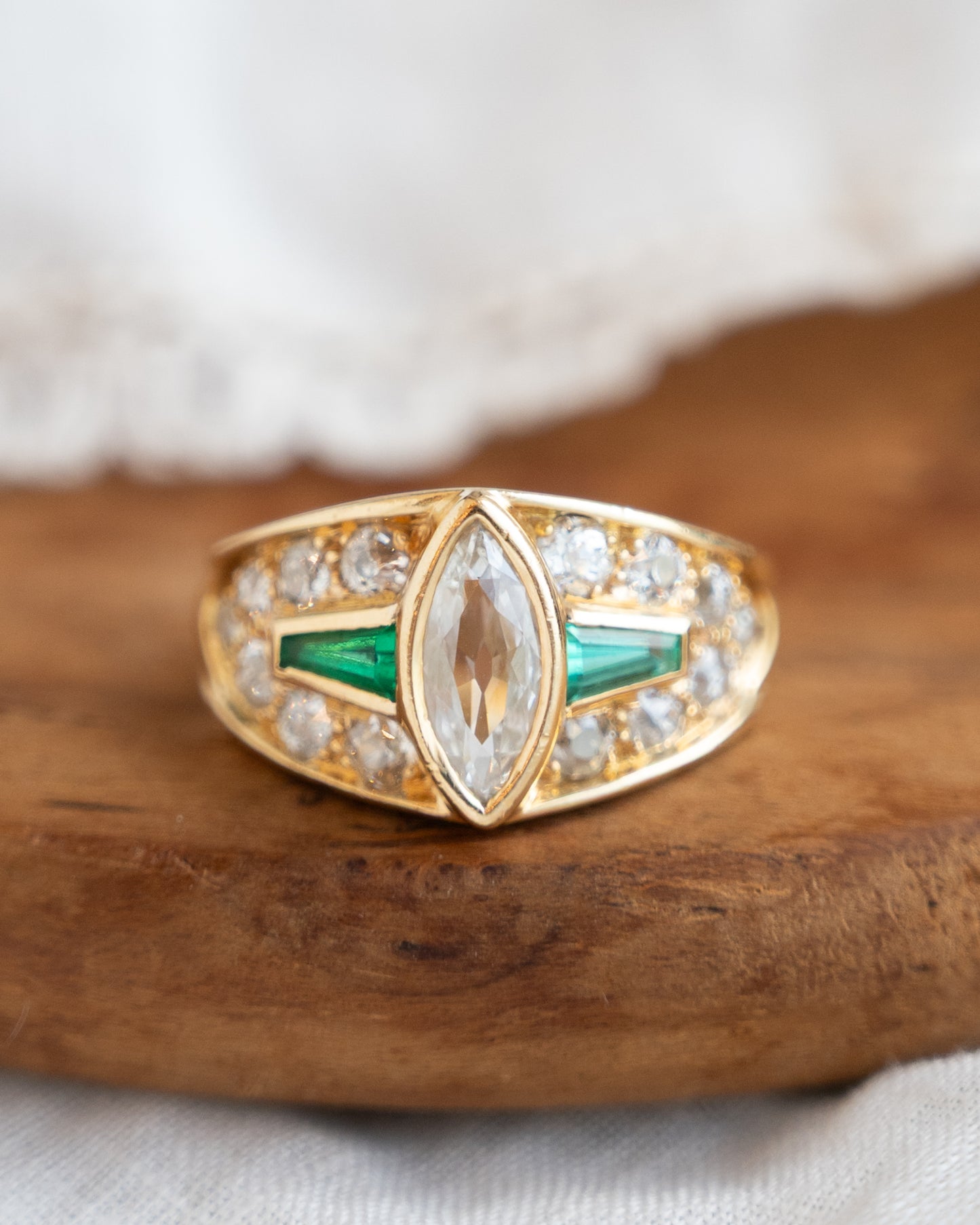 .95 Mouboussin Diamond Cocktail Ring in 18k