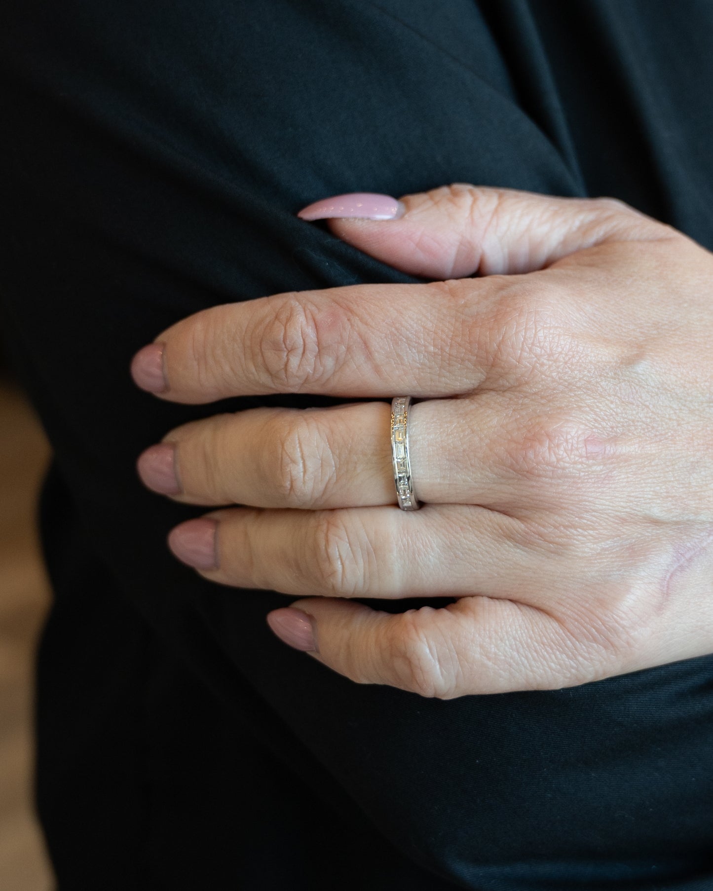 1.07 Baguette Diamond Wedding Band in Platinum