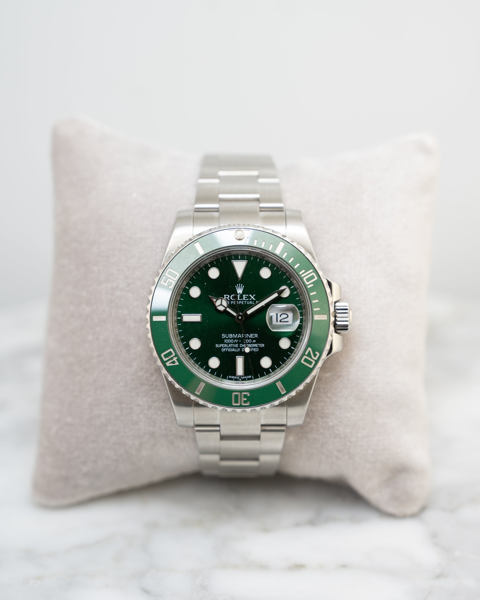 Rolex Submariner Hulk 116610 LV 40mm Oyster Bracelet – Filigree