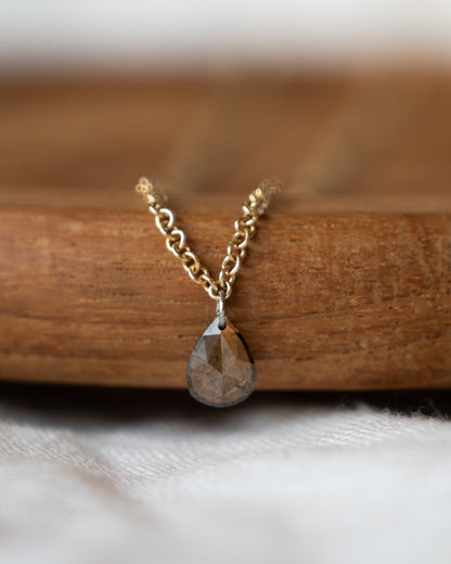 .51 Pear Cut Diamond Pendant Necklace in 18k