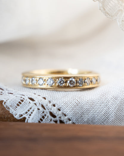 .96 Round Diamond Eternity Wedding Band in 18k