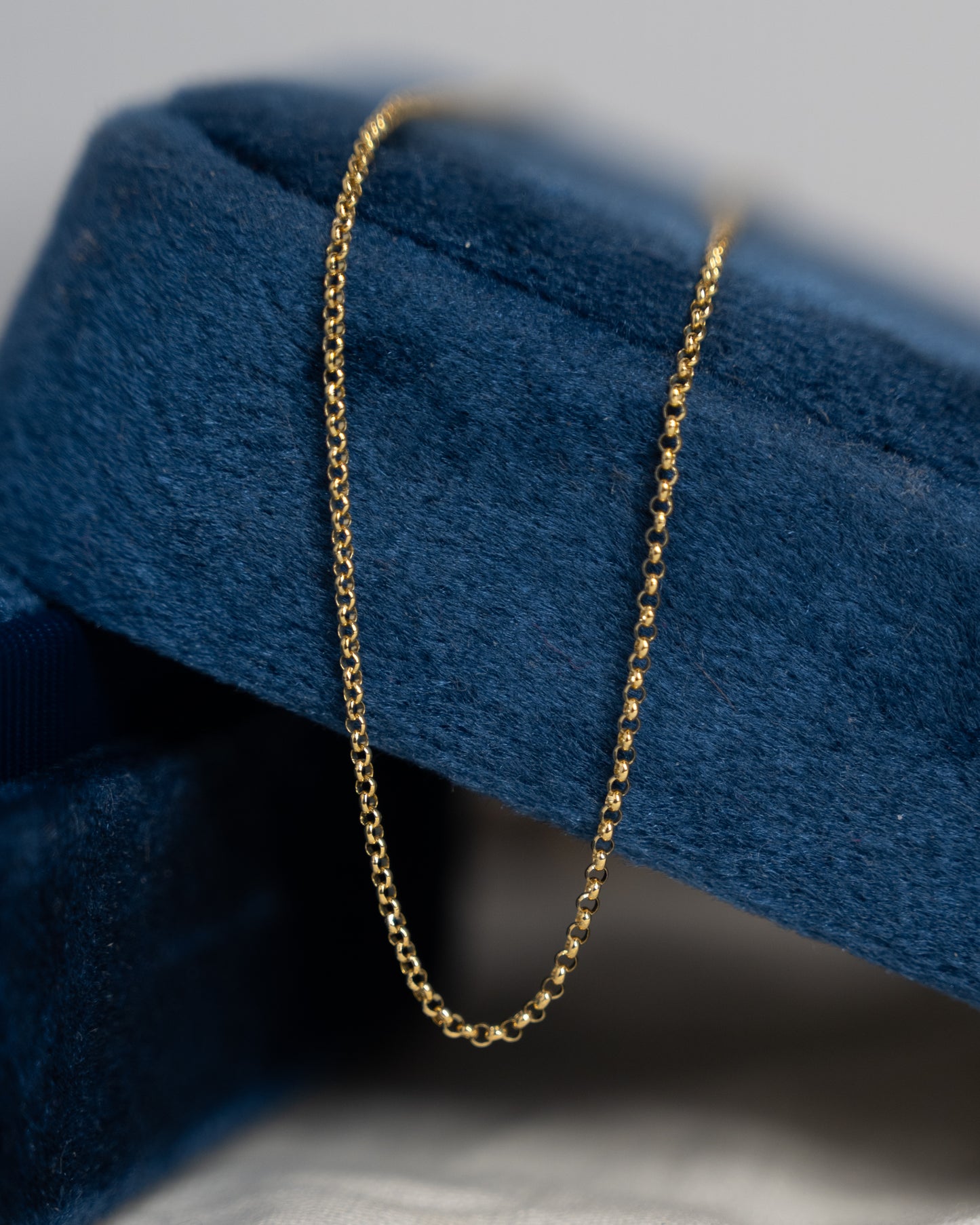 18" Rolo Chain Necklace 14k Yellow Gold