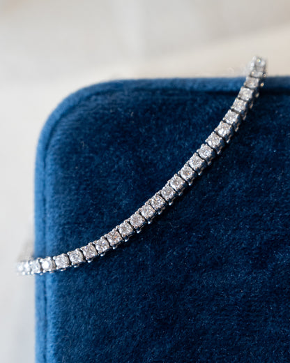 3 Carat Diamond Tennis Bracelet 14k White Gold