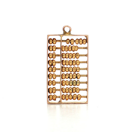 Abacus Charm 14k Yellow Gold
