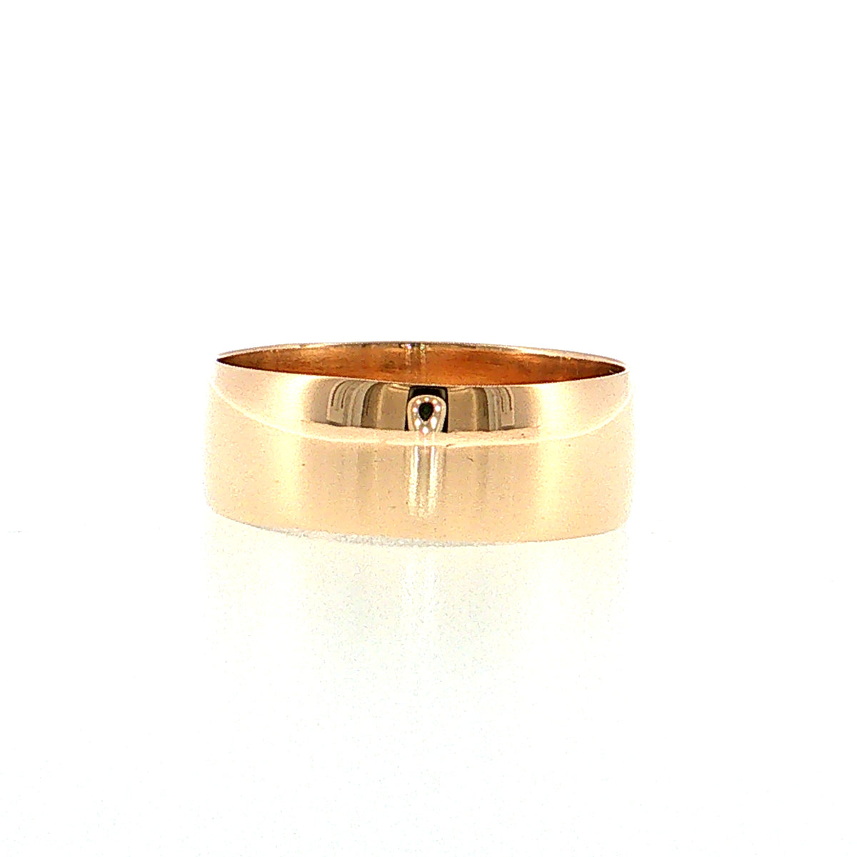 Antique Victorian 7mm Men's Wedding Band 9k