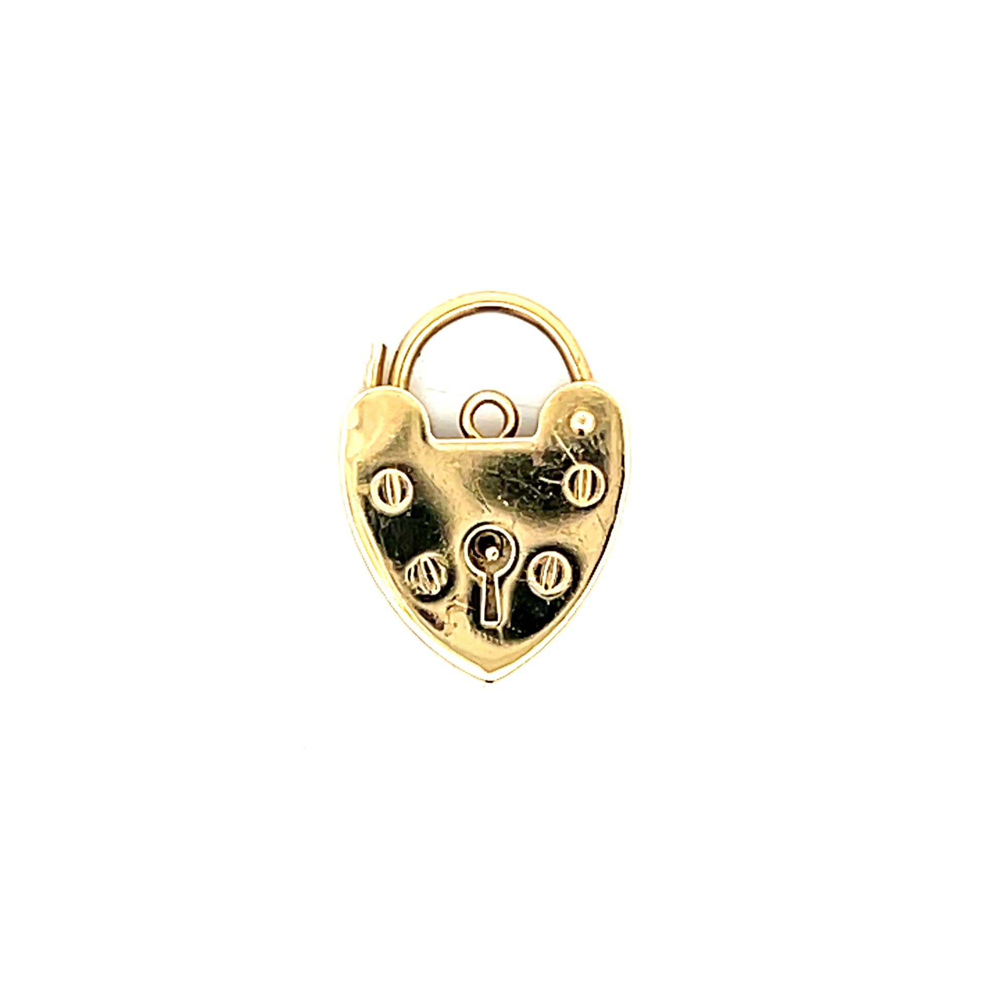 Antique Victorian Heart Locket Pendant in 10k