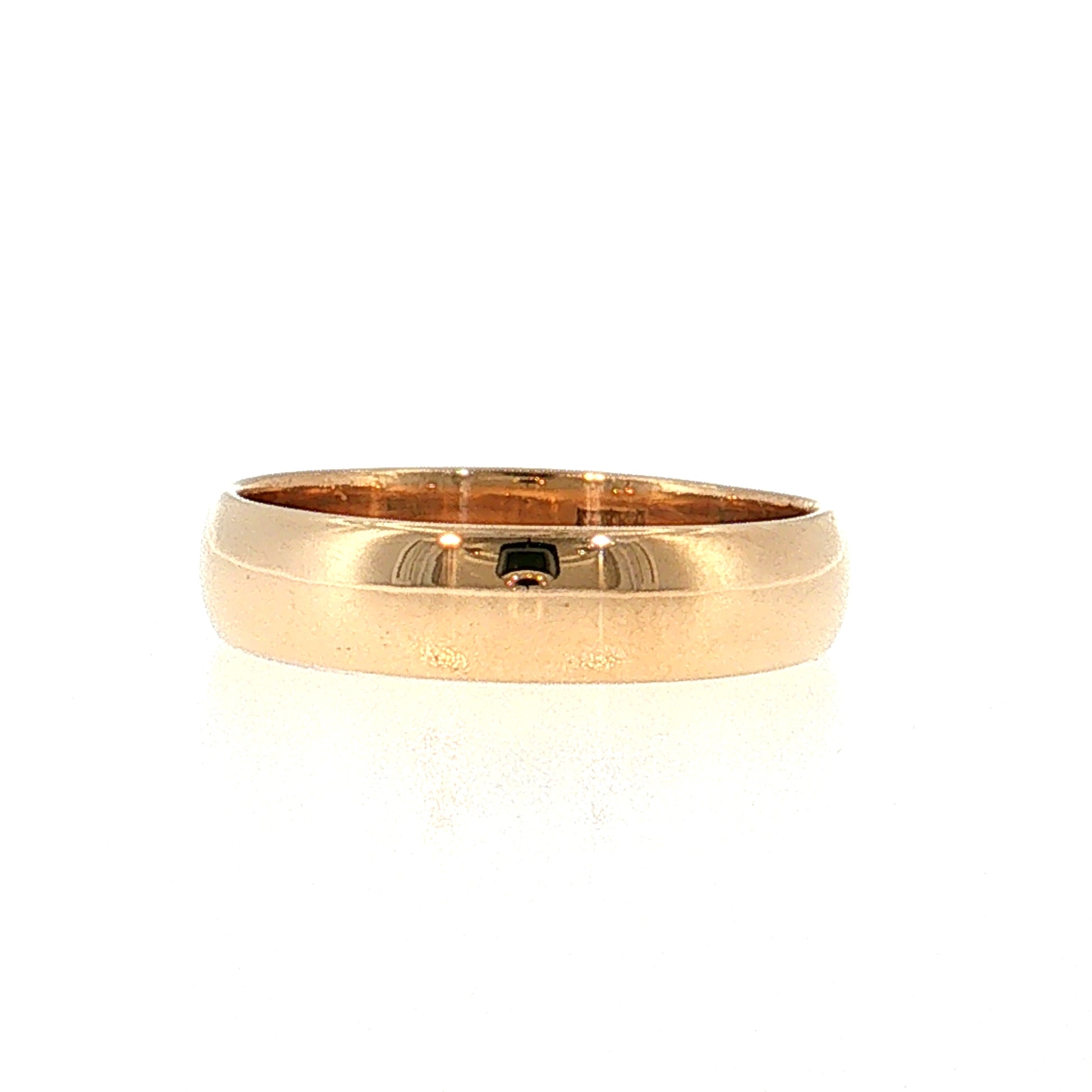 Antique Victorian Men's Wedding Band 14k Yellow Gold