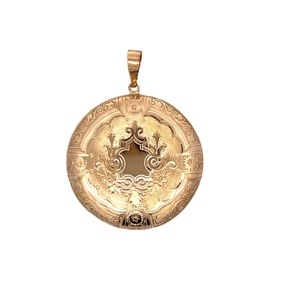 Antique Victorian Pocketwatch Conversion Pendant 14k