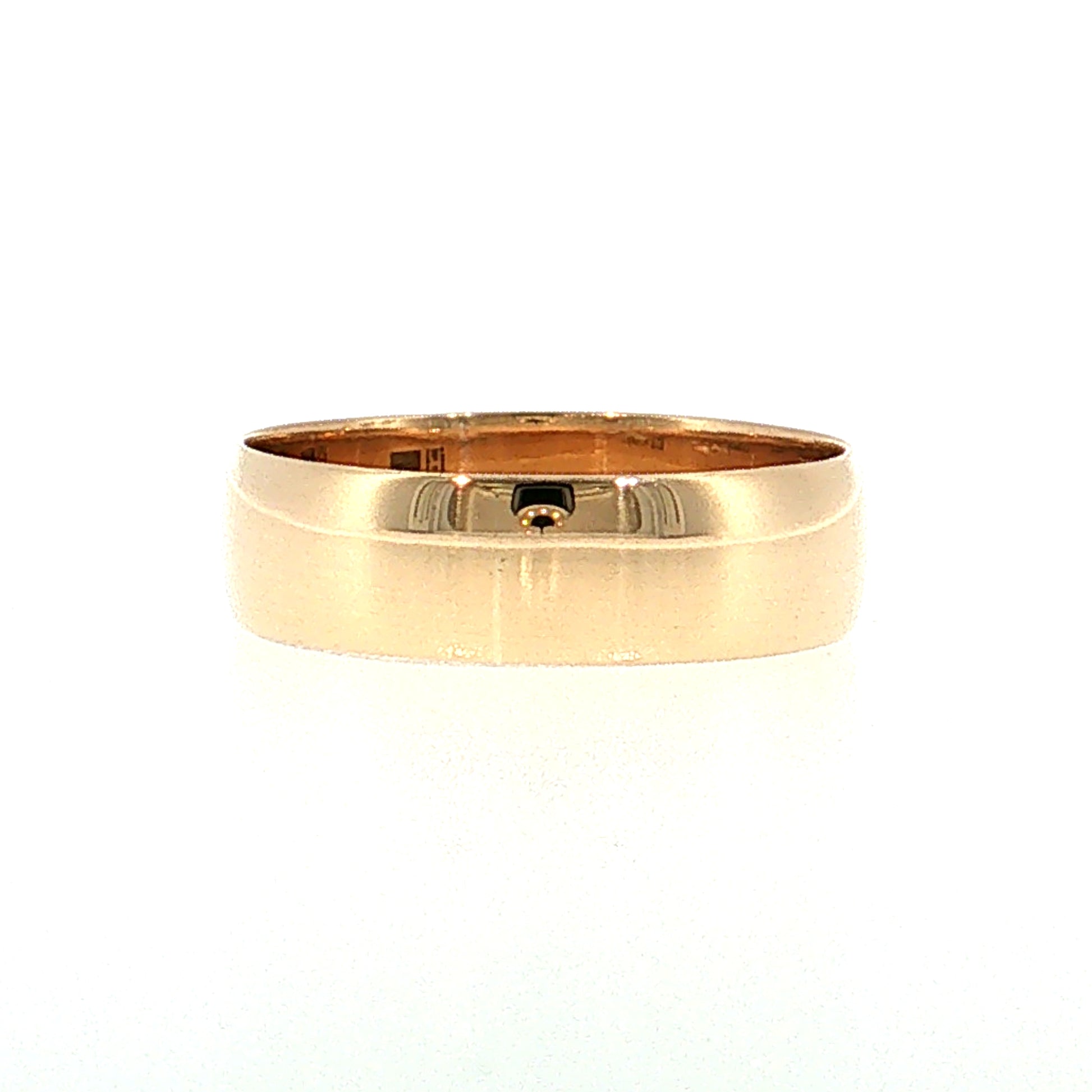Antique Victorian Wedding Band 14k Yellow Gold