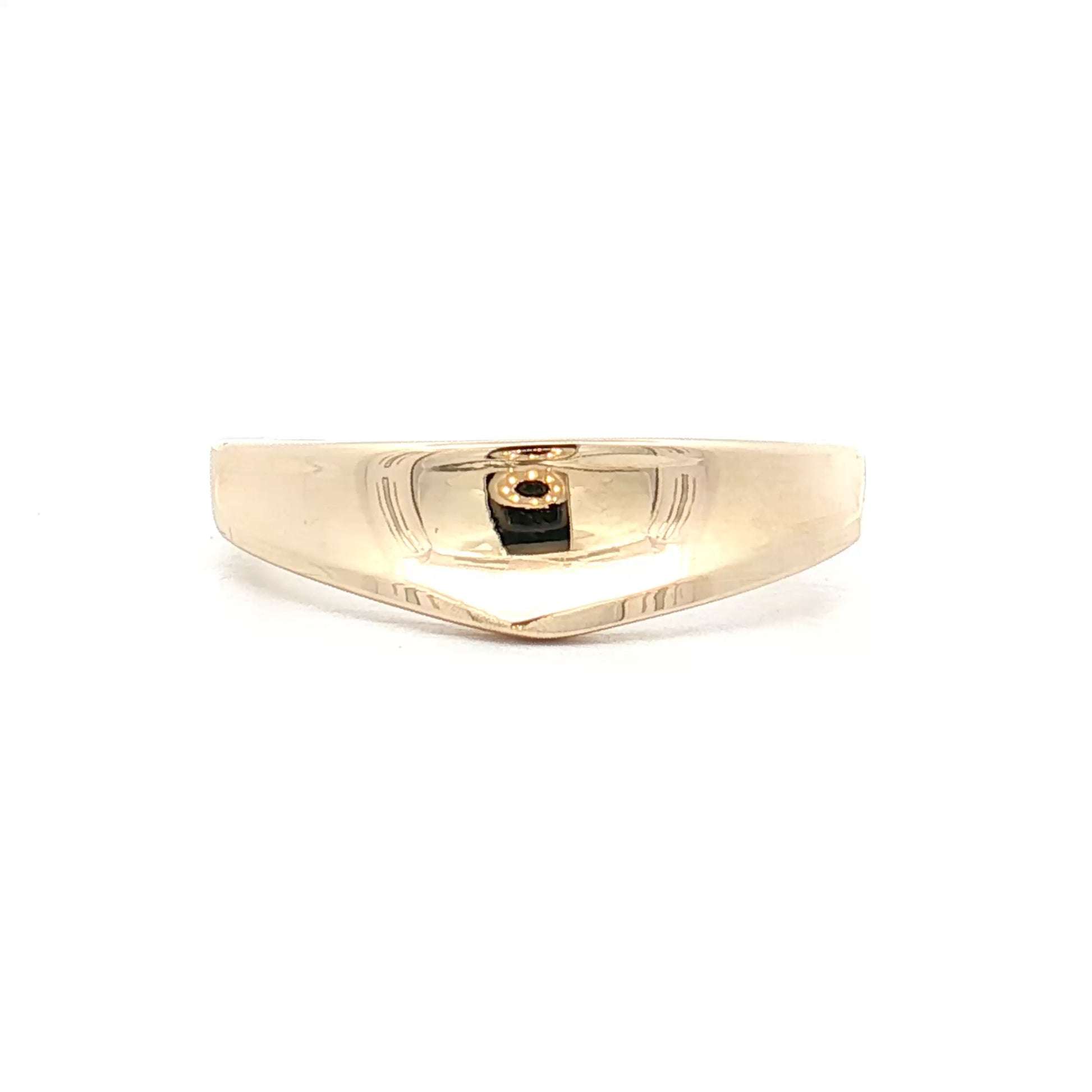 Asymmetrical Geometric Stacking Ring 14k Yellow Gold