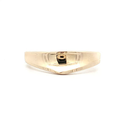 Asymmetrical Geometric Stacking Ring 14k Yellow Gold