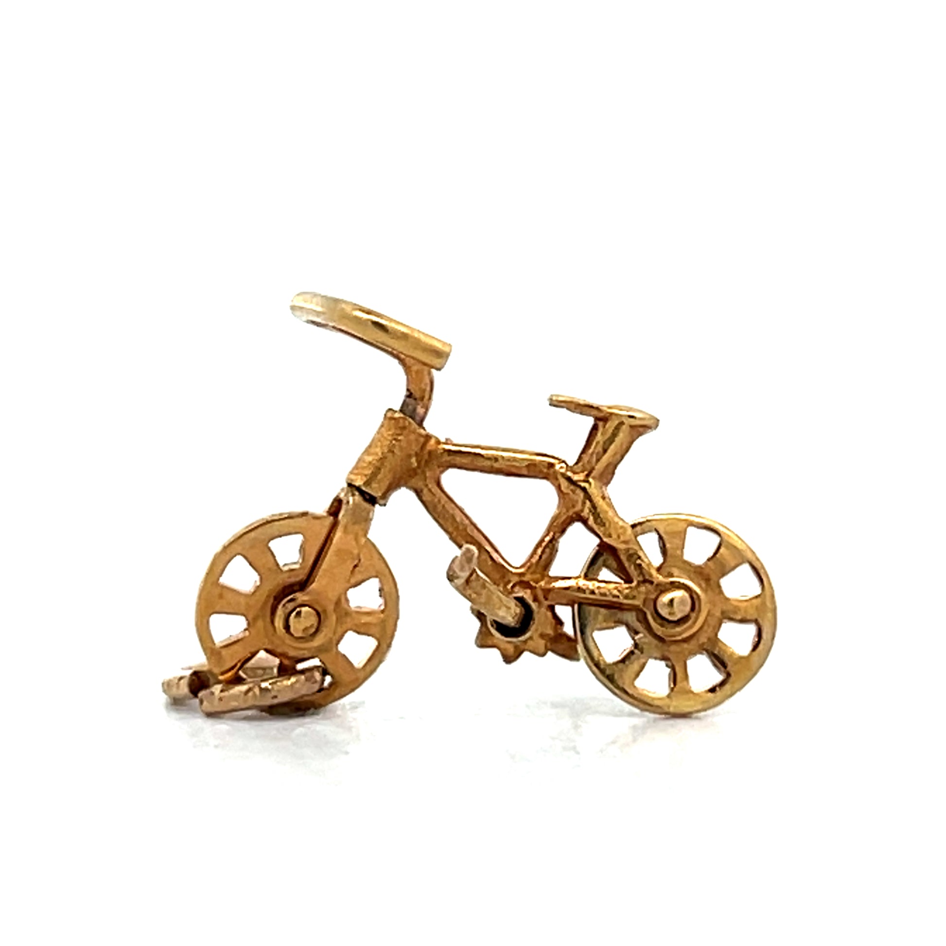 Bracelet Bicycle Charm in 14k Yellow Gold