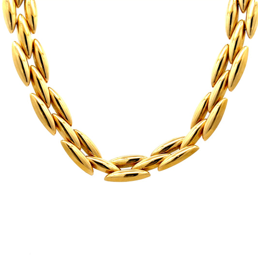 Cartier Gentiane Link Necklace & Bracelet Set in 18k