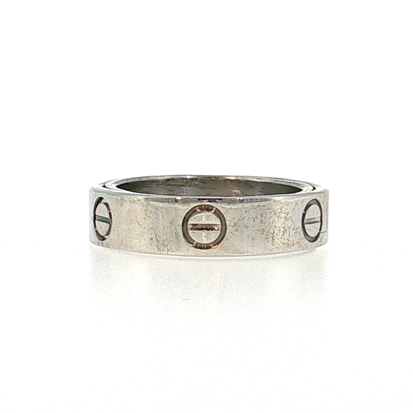 Cartier Secret Love Ring 18k White Gold