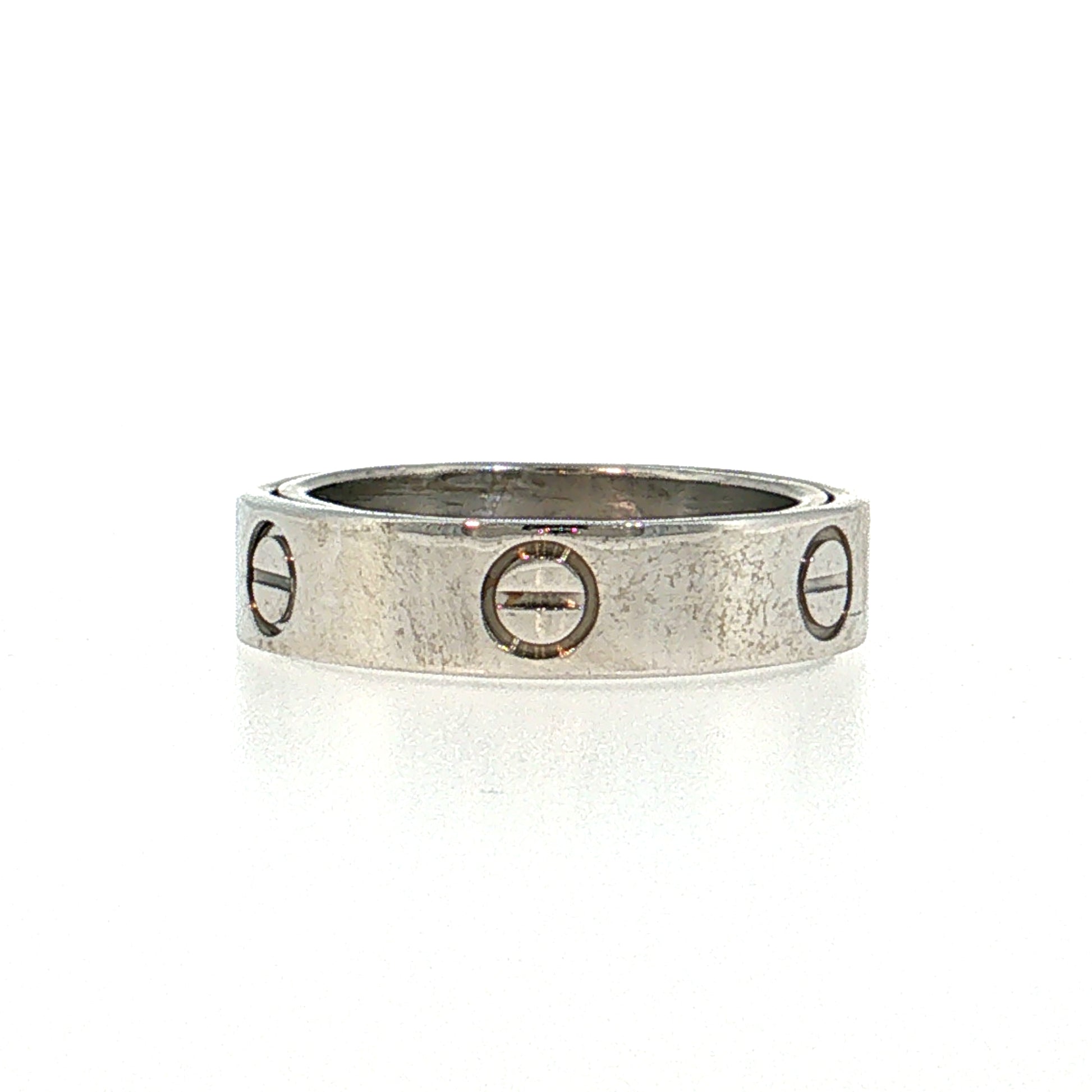 Cartier Secret Love Ring 18k White Gold