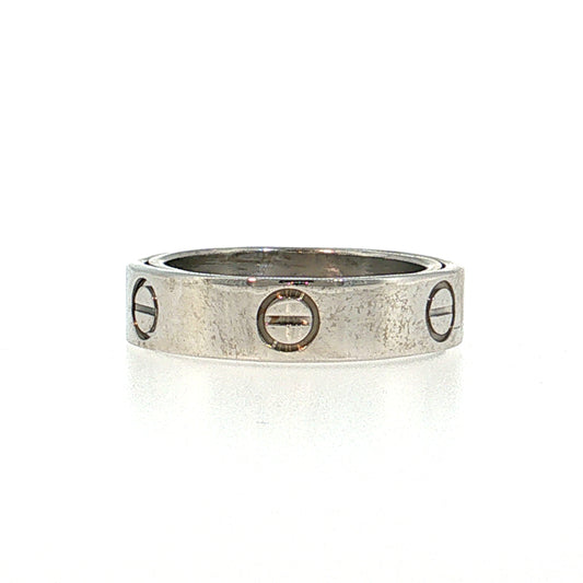 Cartier Secret Love Ring 18k White Gold