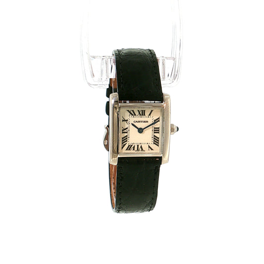 Cartier Tank Francaise Small 18k White Gold