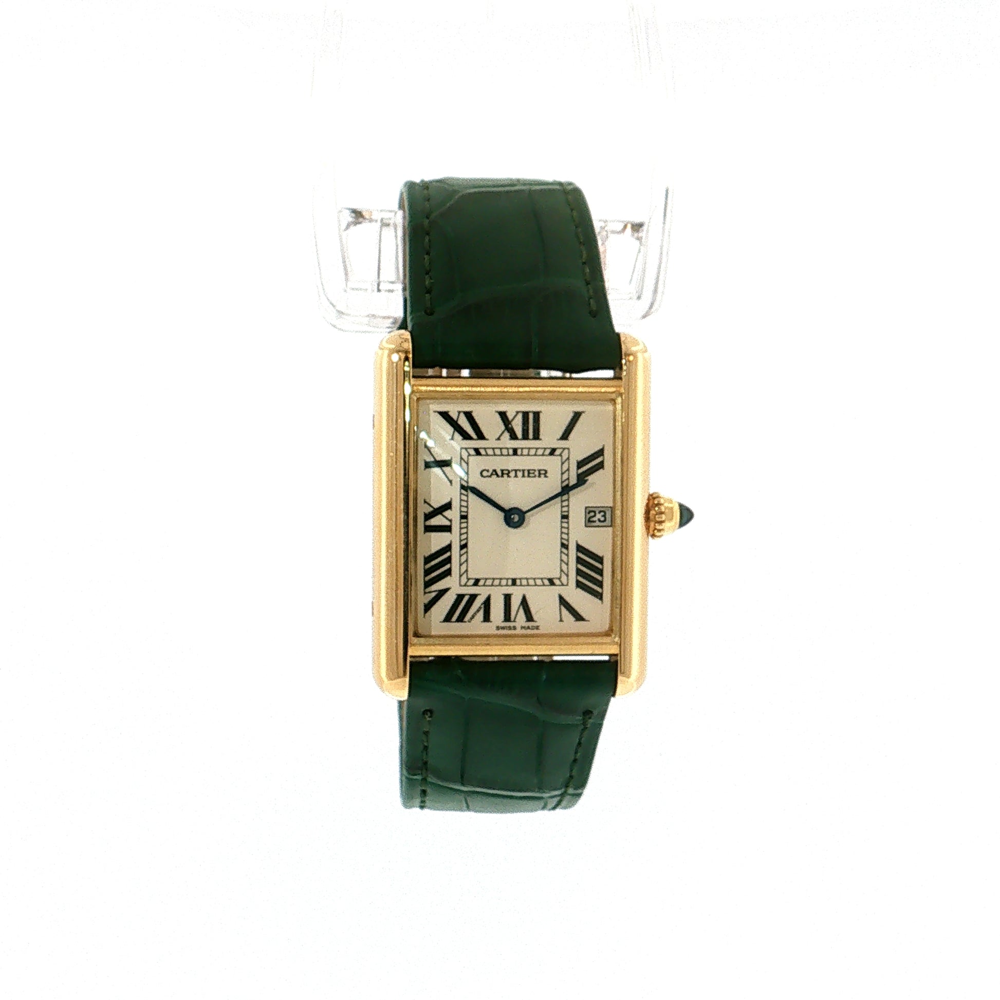 Cartier Tank Louis Watch 2441 18k Yellow Gold