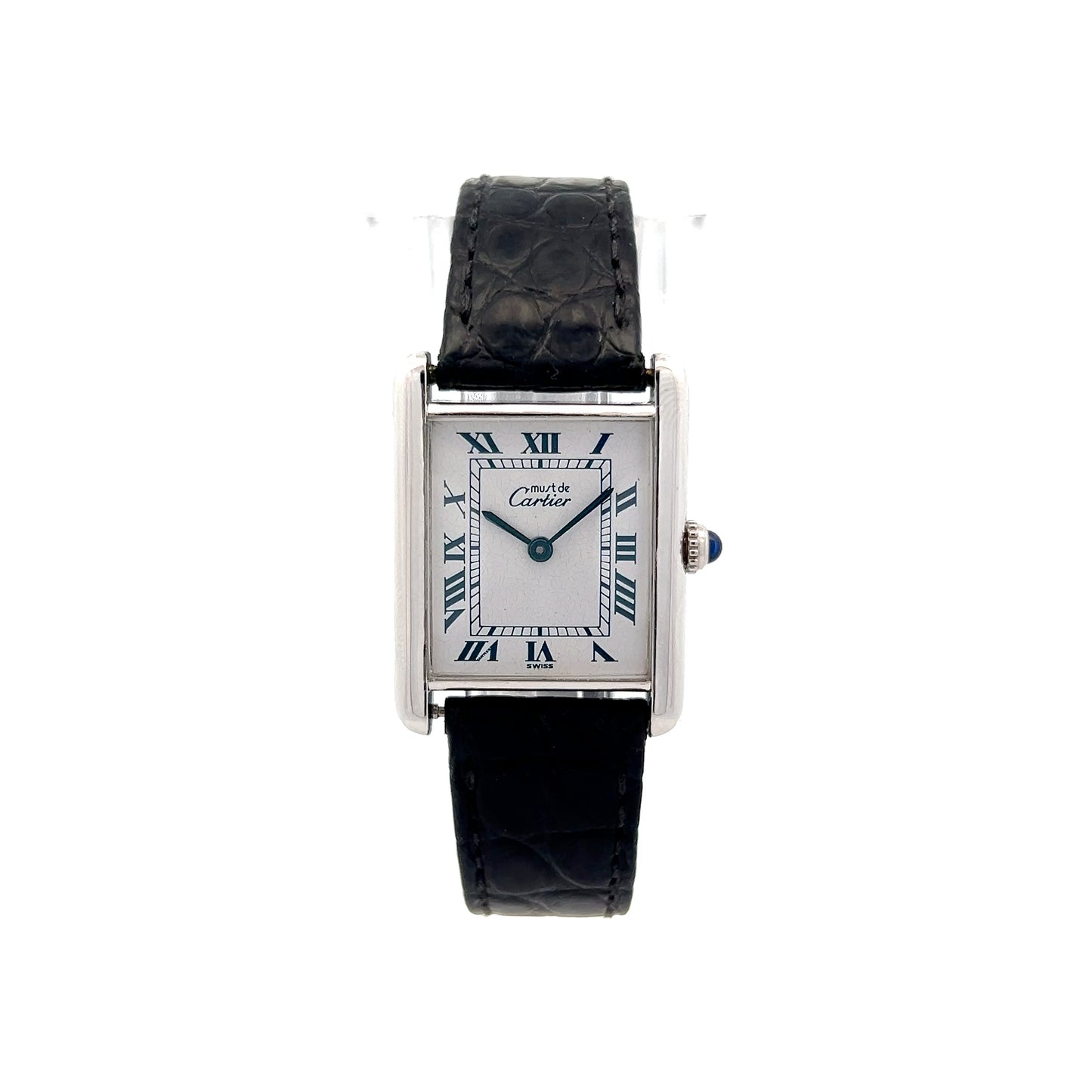 Cartier Tank Men's Watch Ref 0967 in Sterling Silver