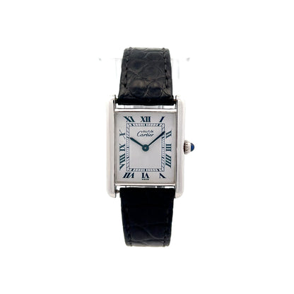 Cartier Tank Men's Watch Ref 0967 in Sterling Silver