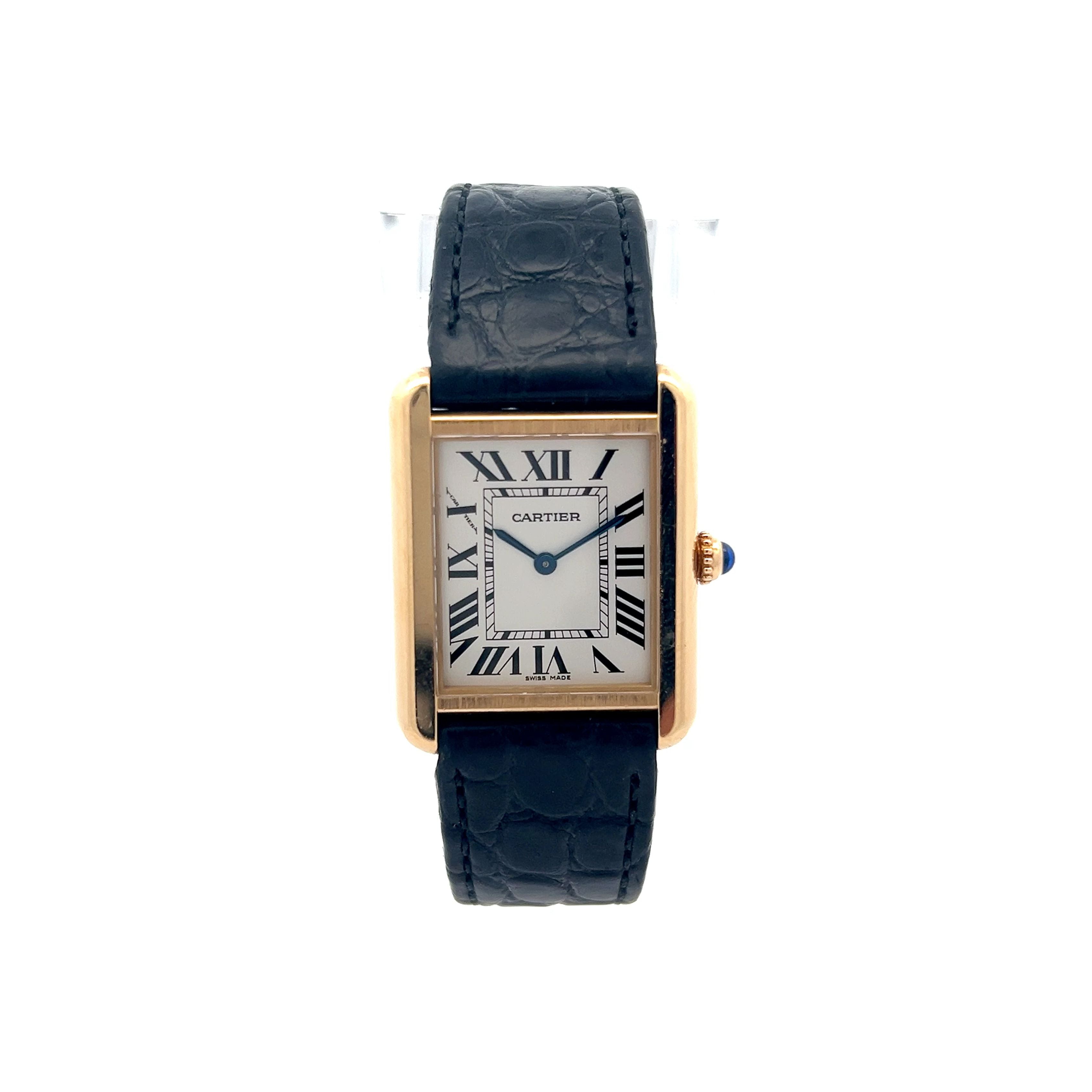 Cartier Tank Solo 2743 in 18k Yellow Gold – Filigree Jewelers