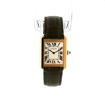 Cartier Tank Solo Medium 18k Gold & Steel
