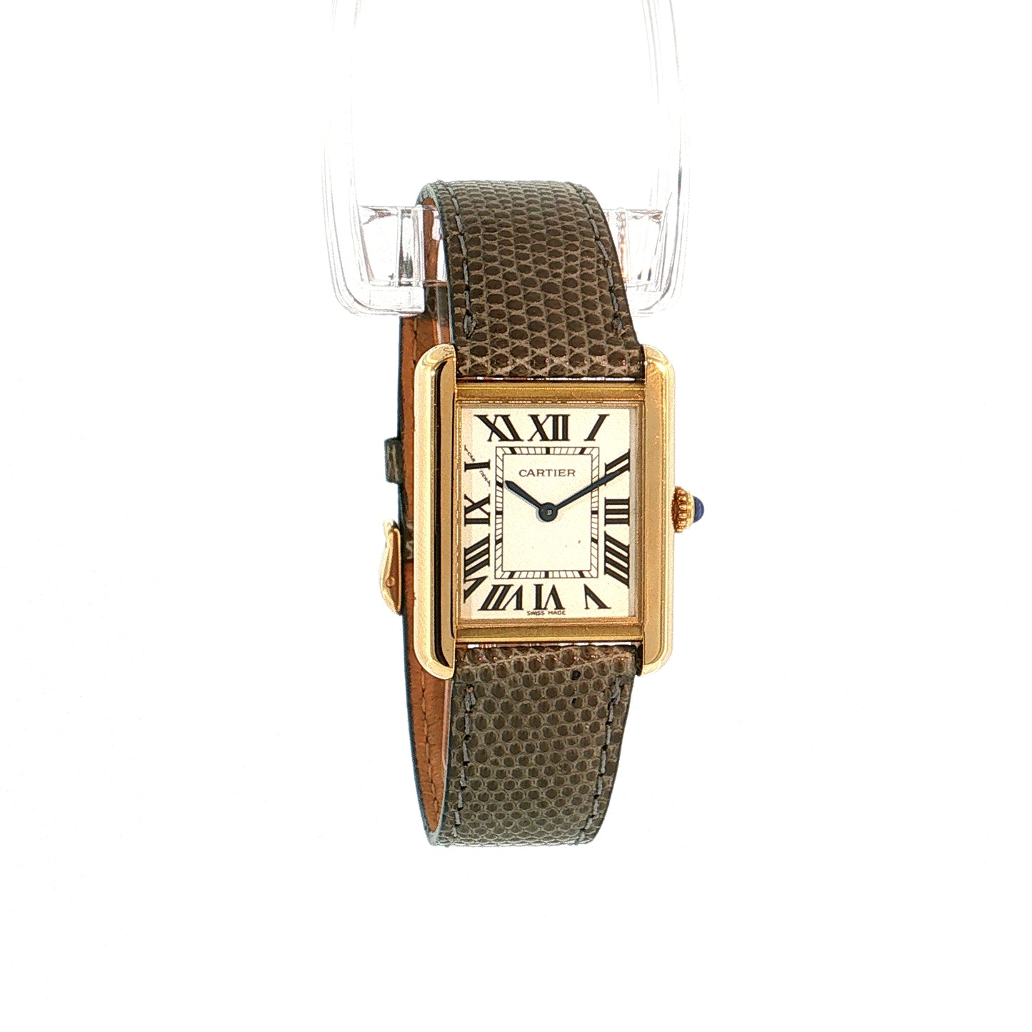 Cartier Tank Solo Medium 3168 18k Gold & Steel