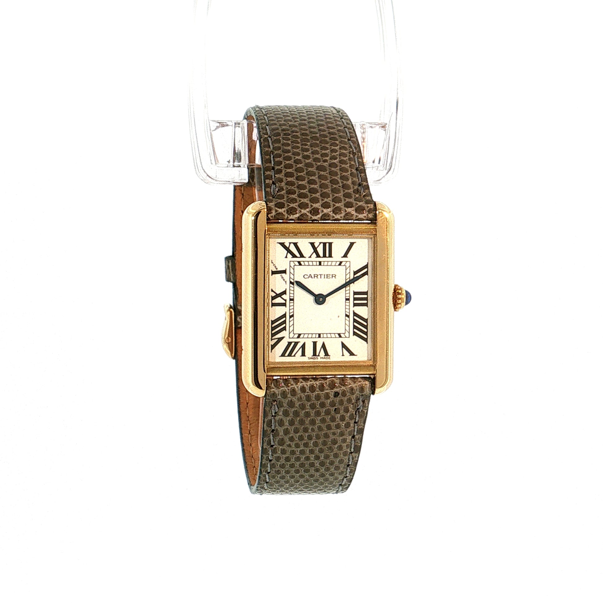 Cartier Tank Solo Medium 3168 18k Gold & Steel