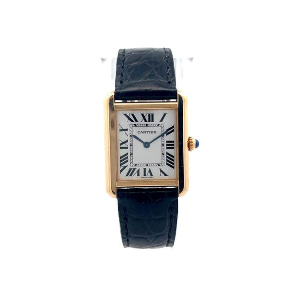 Cartier Tank Solo Small in 18k Yellow Gold – Filigree Jewelers