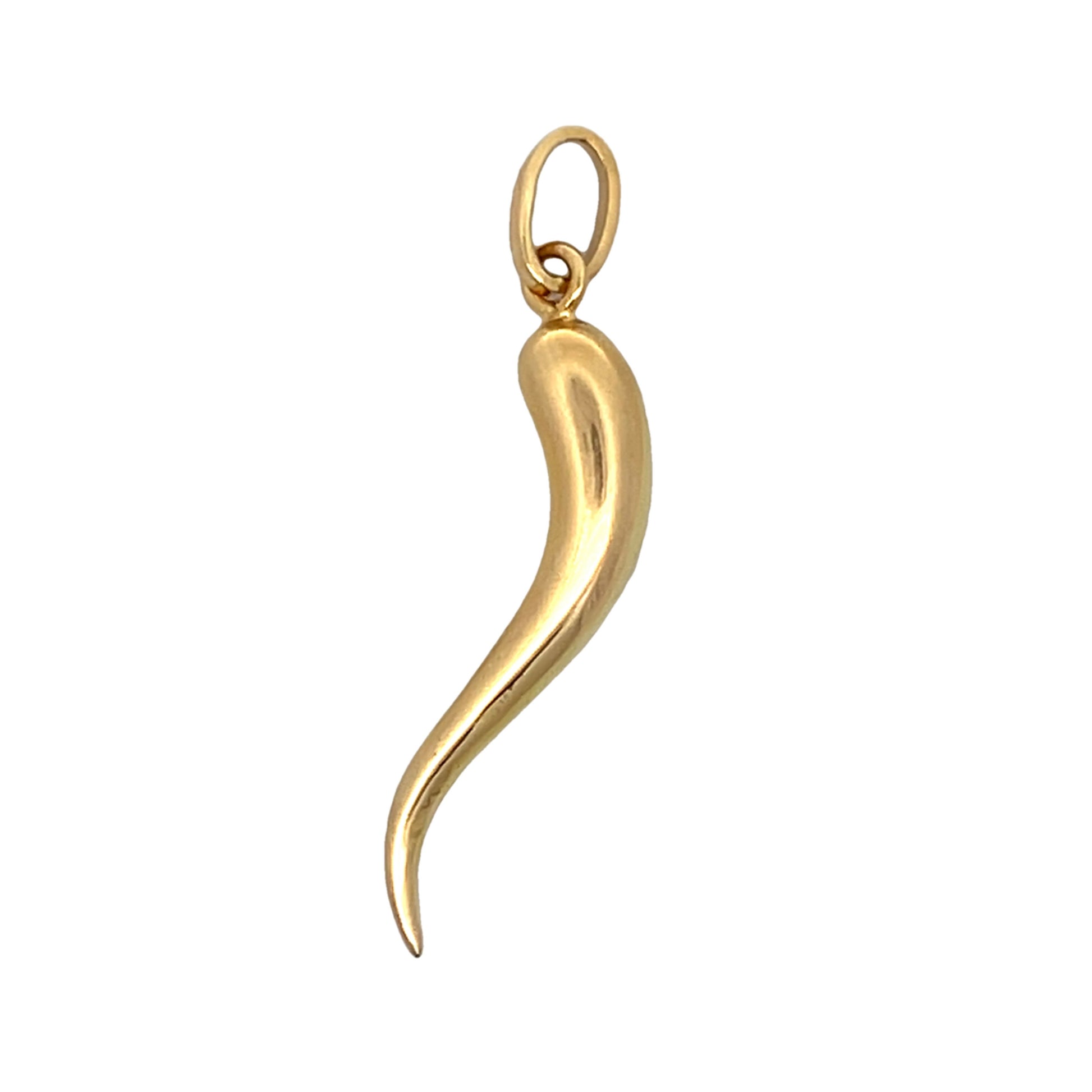 Cornicello Pendant in 14k Yellow Gold
