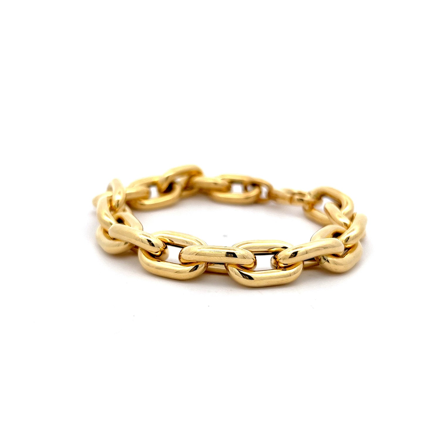 Filigree Jewelers x Eleanor Leftwich Wide Oval Link Bracelet