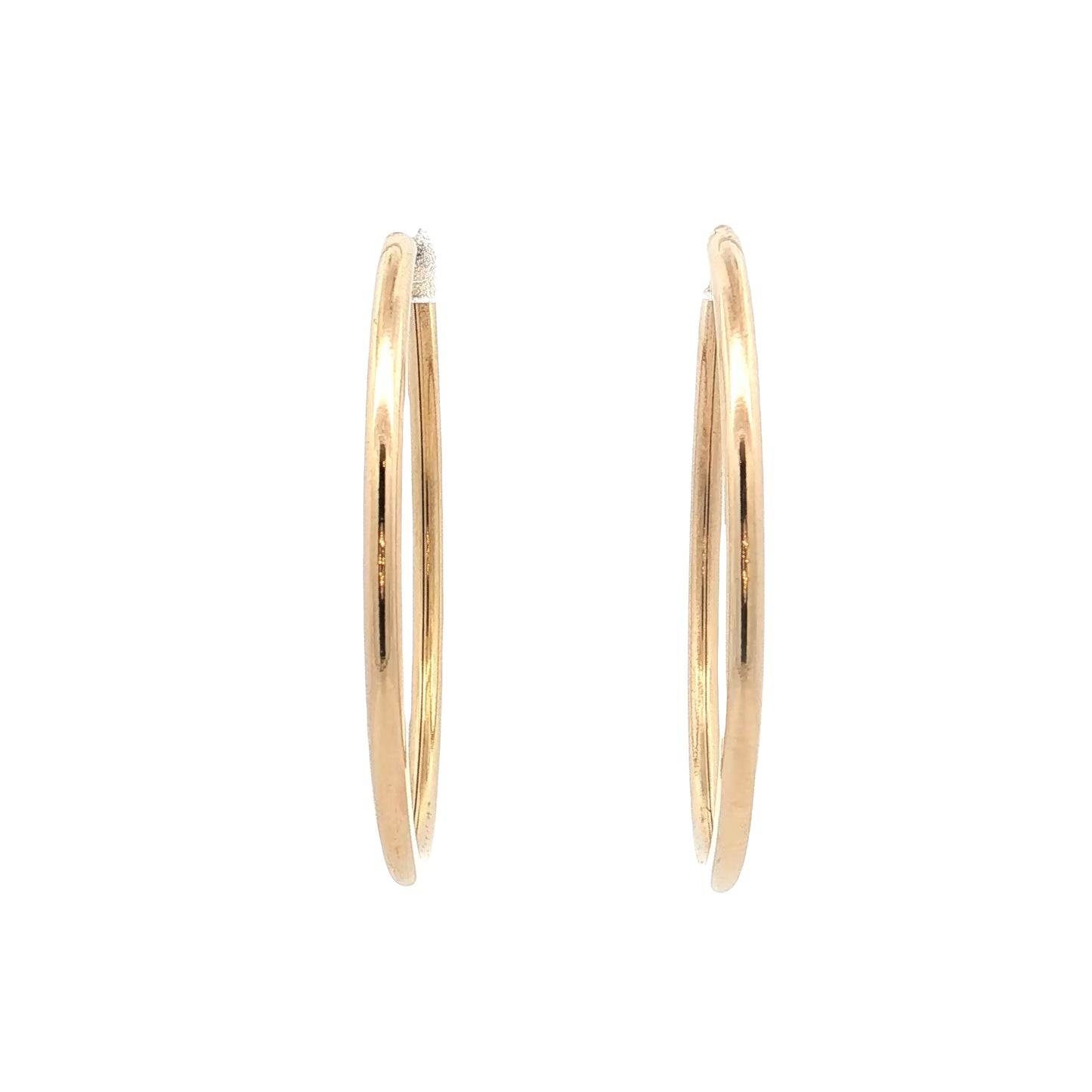 Endless Hoop Earrings in 18k Yellow Gold
