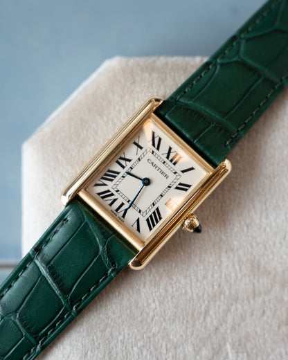 Cartier Tank Louis Watch 2441 18k Yellow Gold