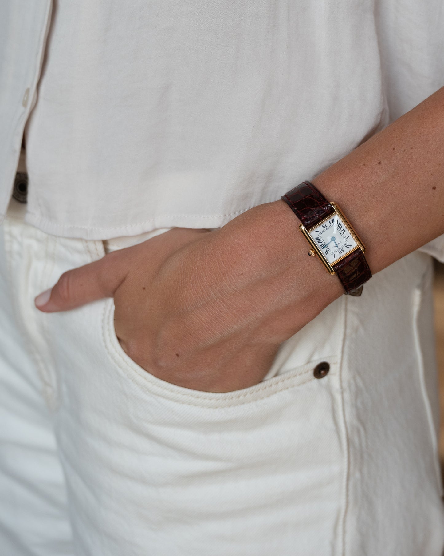 Cartier Tank Solo Small 18k Rose Gold Watch