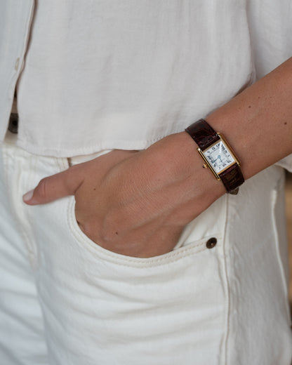 Cartier Tank Solo Small 18k Rose Gold Watch