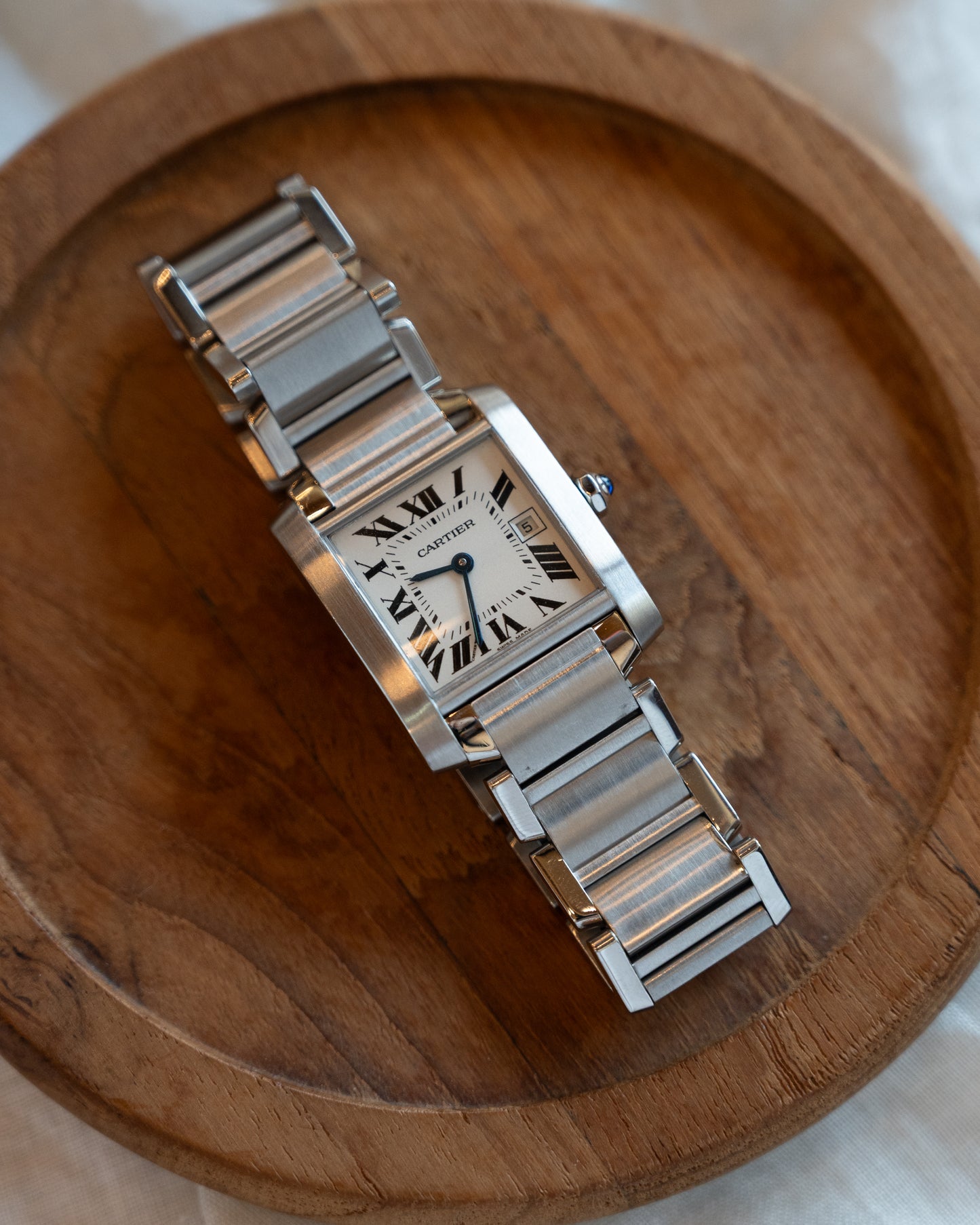 Cartier Tank Francaise Stainless Steel Watch