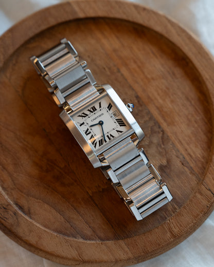 Cartier Tank Francaise Stainless Steel Watch