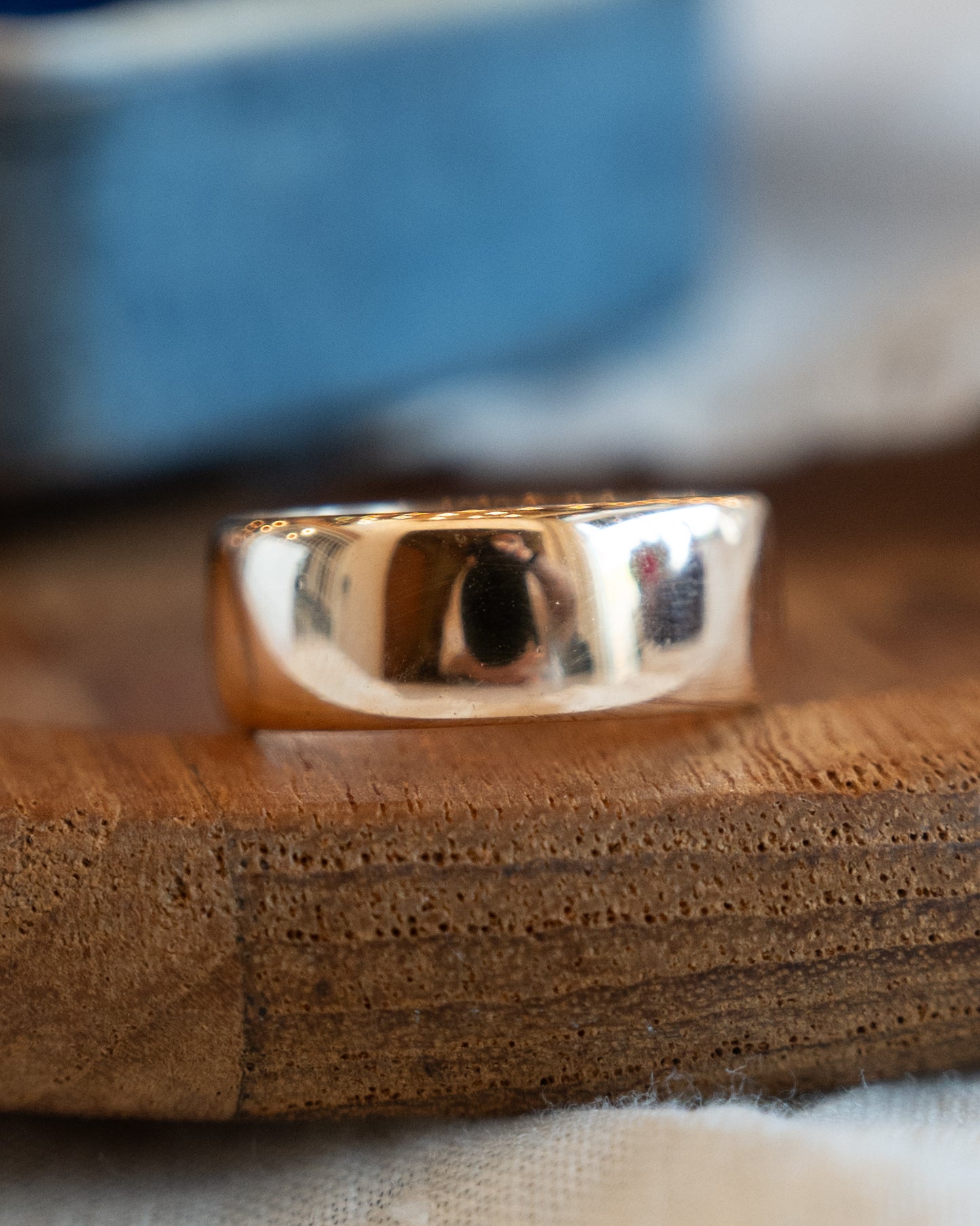 Antique Victorian Wedding Band 7mm 14k Rose Gold