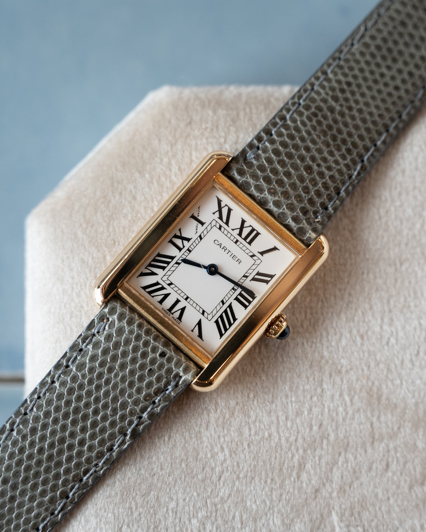 Cartier Tank Solo Medium 3168 18k Gold & Steel