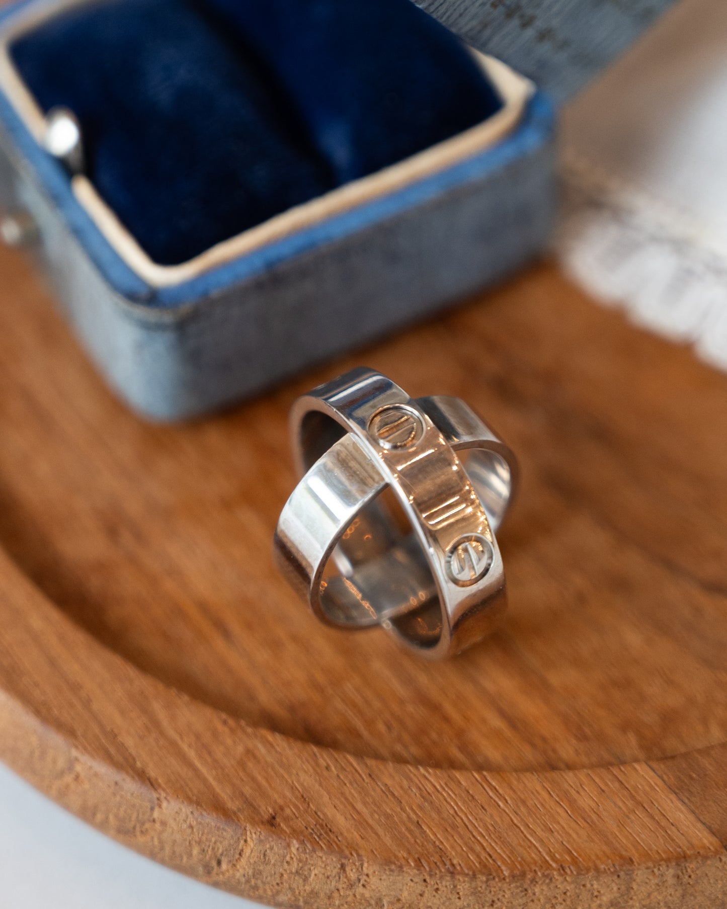 Cartier Secret Love Ring 18k White Gold