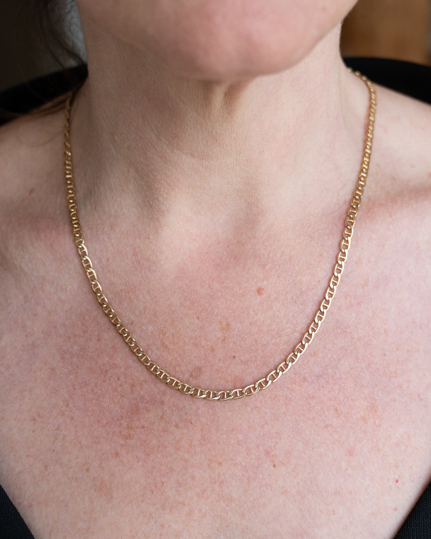 20" Mariner Link Chain Necklace 14k Yellow Gold