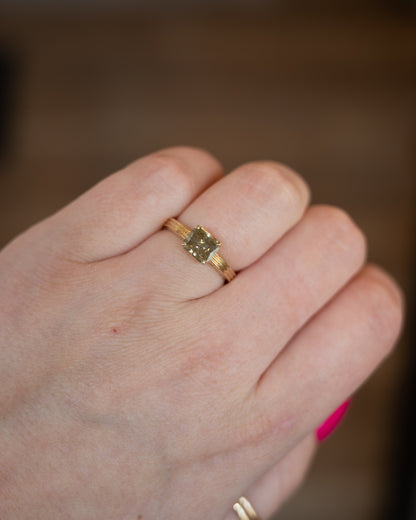 1.30 Cushion Diamond Engagement Ring 14k